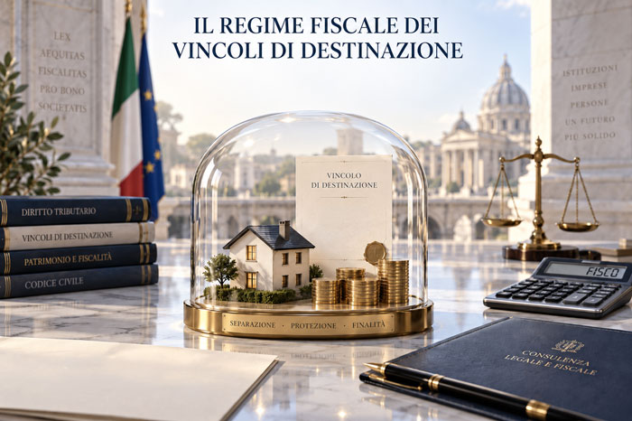 Regime fiscale dei vincoli di destinazione e tassazione del trust